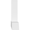 Ekena Millwork Portland Architectural Grade PVC Gable Bracket, 72"W x 18"H x 4"D x 4"F, 6/12 Pitch GBP072X18X0404POR00 - alternate 5